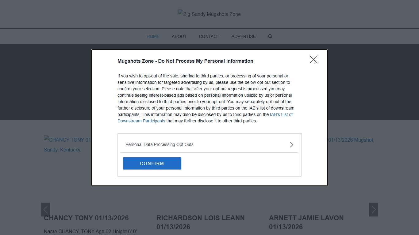 Big Sandy Mugshots Zone